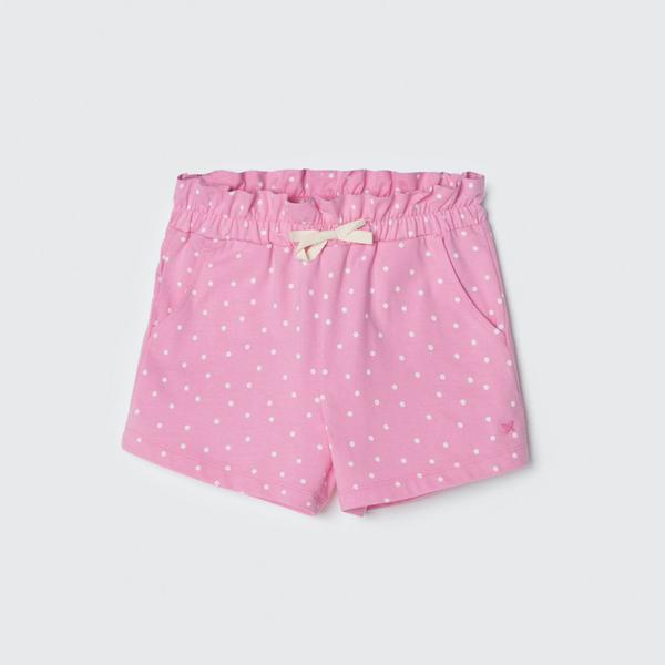 Imagem de Shorts Infantil Menina Rosa com Bolinhas Hering