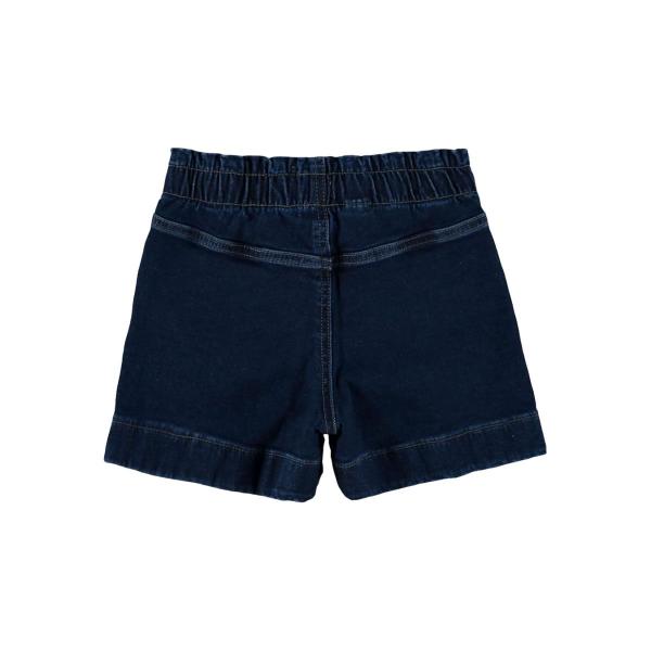 Imagem de Shorts Infanto Juvenil Feminino Malwee Comfort Jeans Azul Escuro - 100009