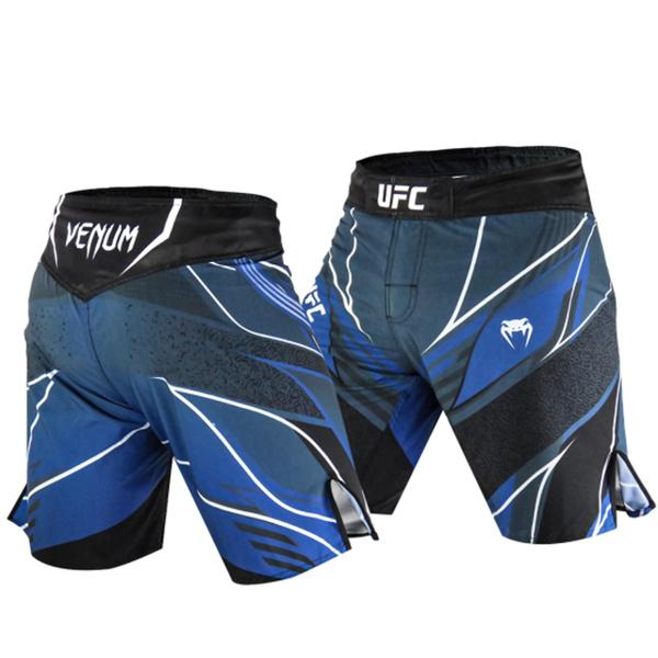 Imagem de Shorts long fit ufc venum oficial fight night men's  azul