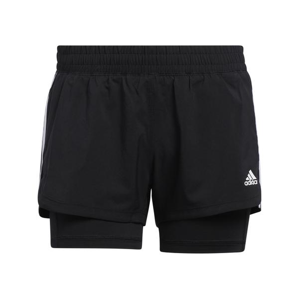 Imagem de Shorts Malha Dois Em Um Pacer 3-Stripes