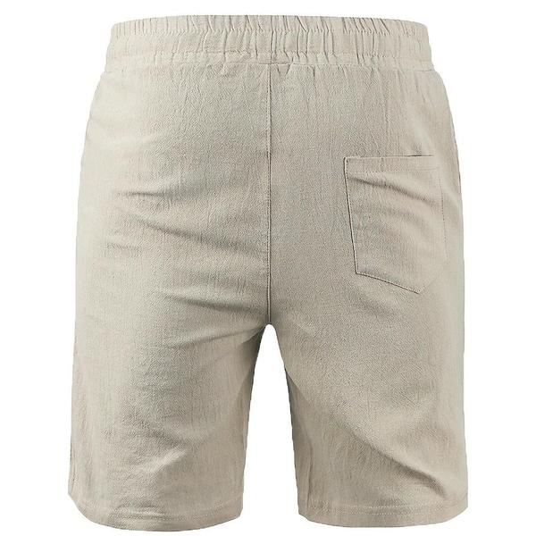 Imagem de Shorts Masculinos de Verão - Algodão e Linho Respirável - Tamanhos S-3XL