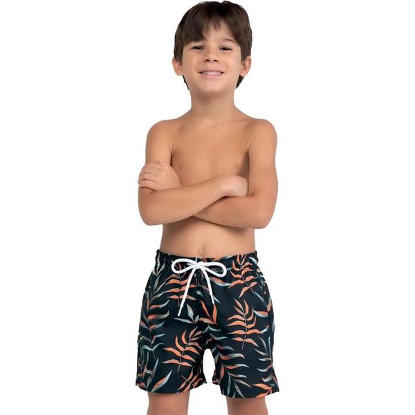 Imagem de Shorts Mash Folhagem Infantil Masculino