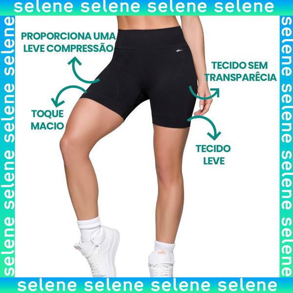 Shorts Selene Sport Feminino Fitness De Academia Original Imagem de Shorts Selene Sport Feminino Fitness De Academia Original