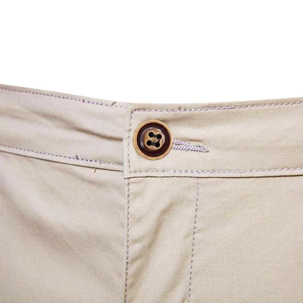 Imagem de Shorts Sociais Masculinos 100% Algodão - Cintura Elástica - Casual e para Negócios - 10 Cores