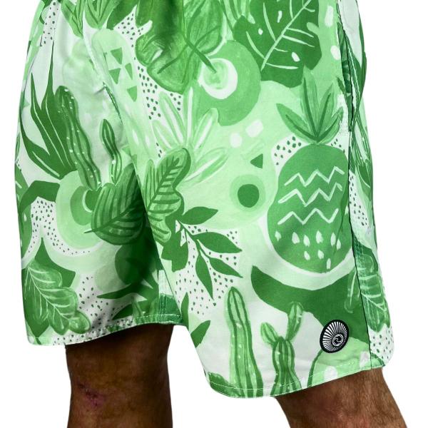 Imagem de Shorts Surf Trip Floral Verde