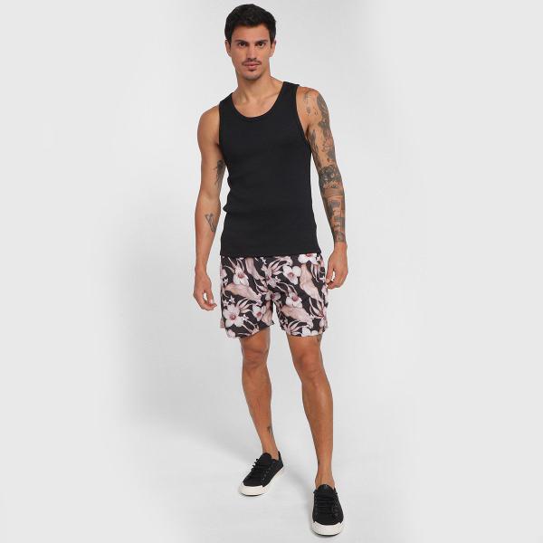 Imagem de Shorts Taco Estampa Flx Hibisco Flores Masculino