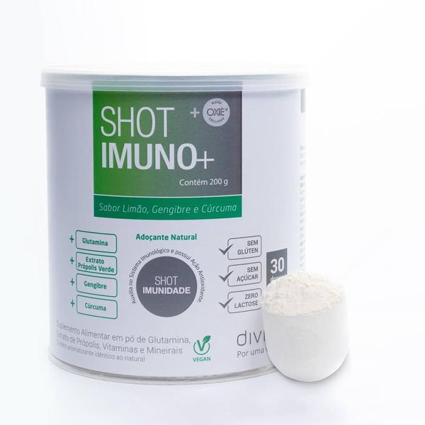 Imagem de SHOT IMUNO+ SABOR Limao LATA 200 G Divinitè *