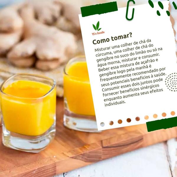 Imagem de Shot Matinal Cúrcuma com Gengibre 200g We Foods