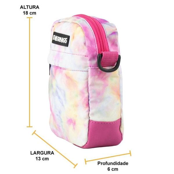 Imagem de Shoulder Bag Bolsa Pochete Casual Necessaire Lazer Passeio Viagem Resistente Combate Treino