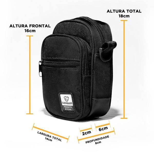 Imagem de Shoulder Bag Bolsa Pochete Porta Acessórios Academia Treino Viagem Passeio Lazer Esportivo