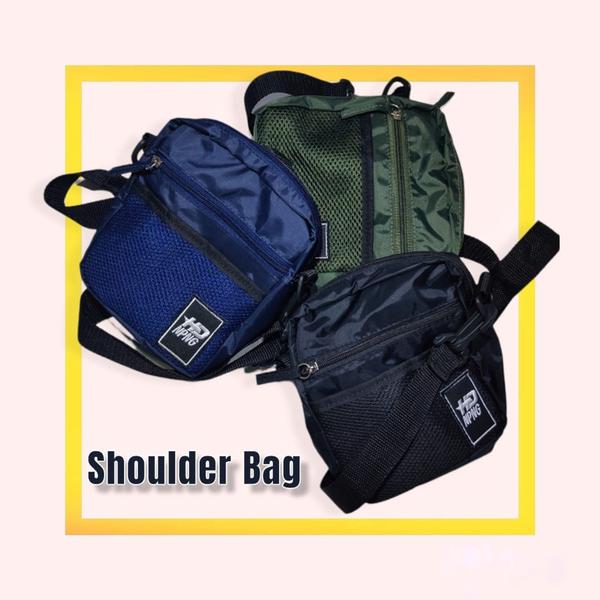 Imagem de Shoulder Bag Bolsa Pochete  Preto Ziper Masculino Feminino