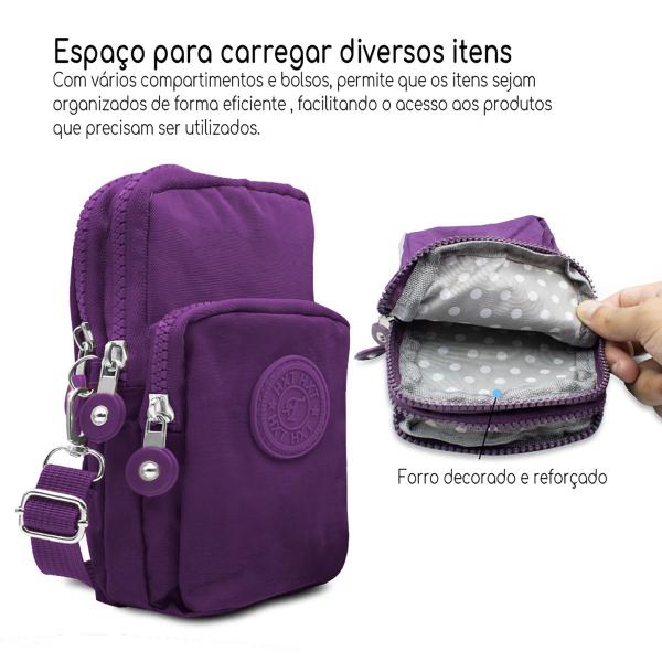 Imagem de Shoulder Bag Bolsa Unissex Pochete Ombro Transversal Fashion