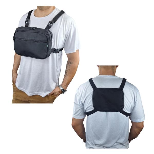 Imagem de Shoulder Bag De Peito Chest Bag Fitness Caminhada Bike