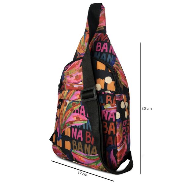 Imagem de Shoulder Bag Estampada Mini Mochila Chest Beg Bolsa Transversal 07