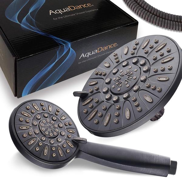 Imagem de Shower Combo AquaDance Oil Rubbed Bronze 3-Way 7 Rainfall