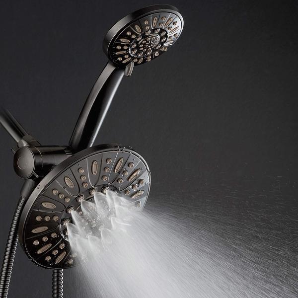 Imagem de Shower Combo AquaDance Oil Rubbed Bronze 3-Way 7 Rainfall