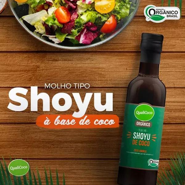 Imagem de Shoyu de Coco Orgânico QualiCoco 250ml (6 Vidros)