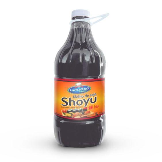 Shoyu Molho de Soja Japonês Saboroso Lanchero Frasco 3 L Imagem de Shoyu Molho de Soja Japonês Saboroso Lanchero Frasco 3 L