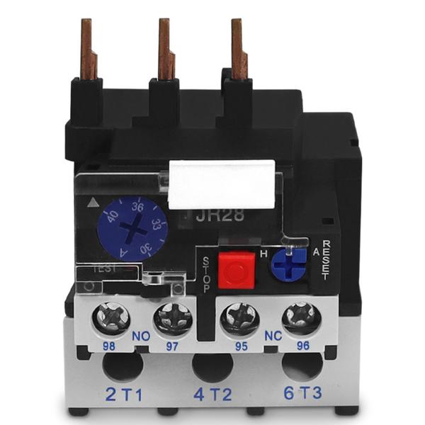 Imagem de SIBRATEC Relé Térmico JR28-2355 Ajuste 30~40A para Contator IC25 E IC32