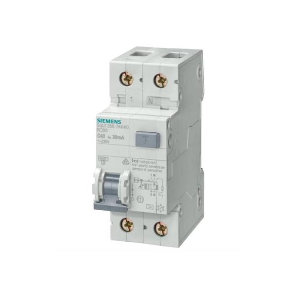 Imagem de SIEMENS DISJUNTOR DR 30MA 4,5Ka C16 1P+N 5SU13531KK16