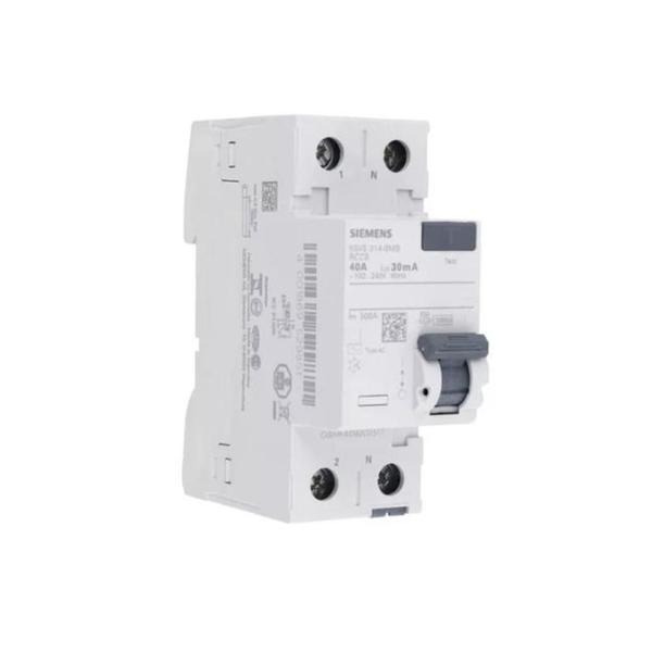 Imagem de Siemens disjuntor interruptor residual dr 2 x 40a 5sv5314omb 30ma