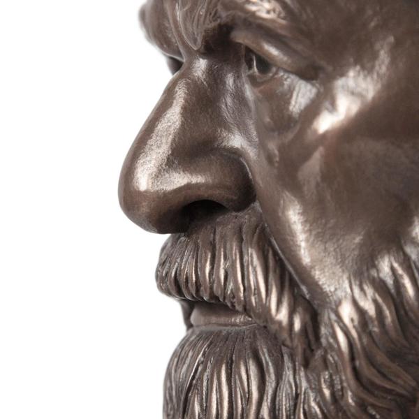 Imagem de Sigmund Freud  Escultura  Busto  Pai da Psicanálise  decoração, busto, presente, psicólogo