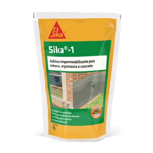 Imagem de Sika 1 1l Impermeabilizante para Argamassa e Concreto