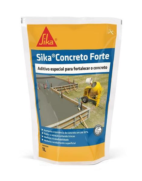 Imagem de Sika Concreto Forte Saco 1L Aumenta Resistência Do Concreto