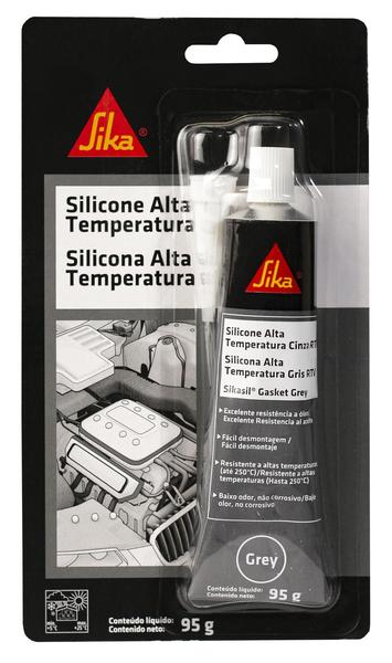 Imagem de Sikasil Gasket Grey Silicone De Alta Temperatura 95G