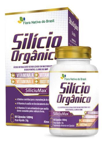 Imagem de Silício Orgânico E Vitaminas 2 X 60 Cápsulas Flora Nativa