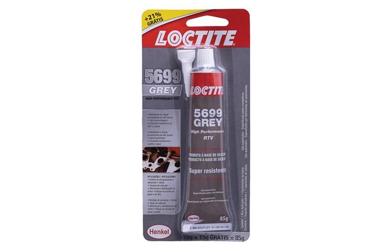 Imagem de Silicone 5699 Alta Performance Selante Loctite Cinza 85g