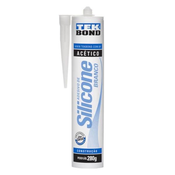 Imagem de Silicone Acetico Branco Para Selar 280g Tek Bond