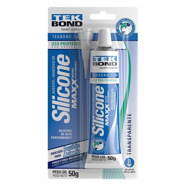 Imagem de Silicone Acetico Tekbond 50G. Aquario Maxx