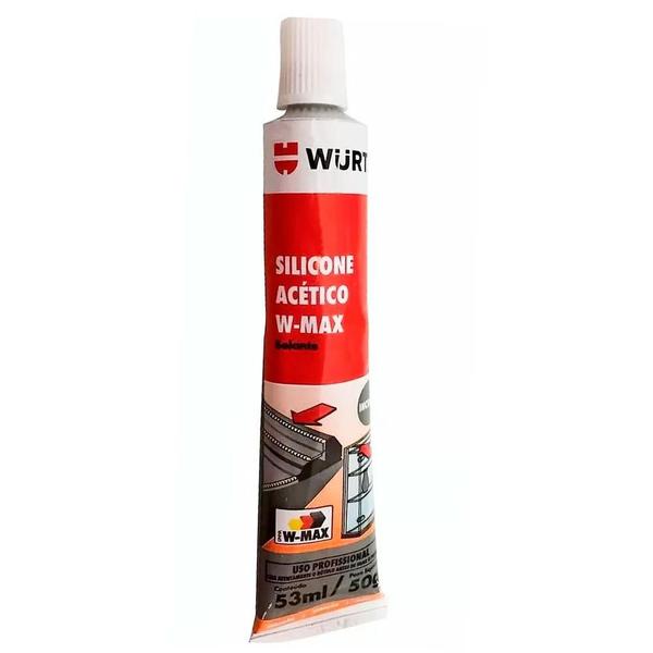 Imagem de Silicone Acético Wurth W-Max Incolor 50G