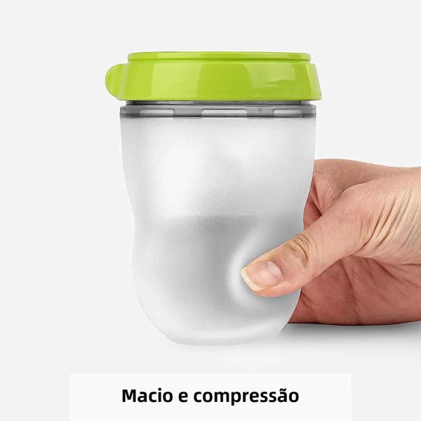 Imagem de Silicone Baby Bottle, Design de Imitação do Leite Materno, Garrafa De Água Cheia, 0-4 Anos de Idade