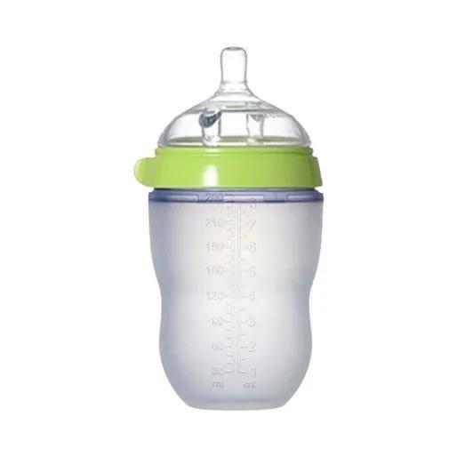 Imagem de Silicone Baby Bottle, Design de Imitação do Leite Materno, Garrafa De Água Cheia, 0-4 Anos de Idade