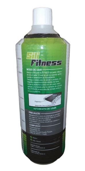 Imagem de Silicone Lubrificante Esteiras Sili-Fitness 1 L + 2 Frascos