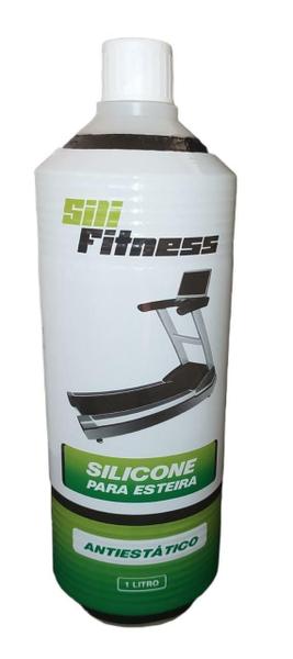 Imagem de Silicone Lubrificante Esteiras Sili-Fitness 1 L + 2 Frascos