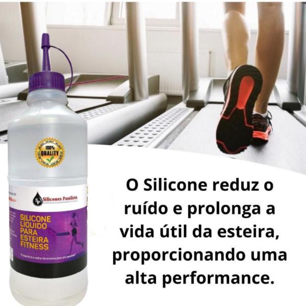 Imagem de Silicone Lubrificante Para Esteira Profissional Ergométrica 500ML