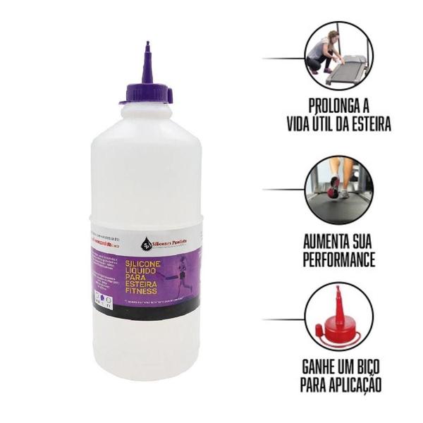 Imagem de Silicone Lubrificante Para Esteira Profissional Ergométrica 500ML