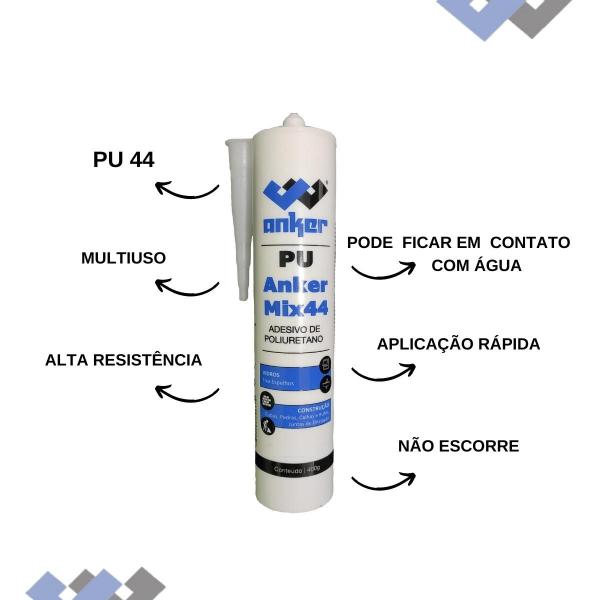 Imagem de Silicone Pu40 Adesivo Selante Poliuretano + Aplicador