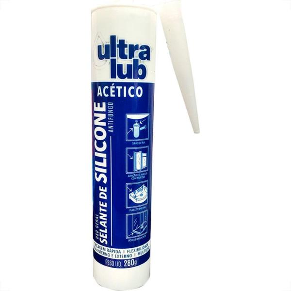 Imagem de Silicone Ultra Acetico.Preto 280Gr