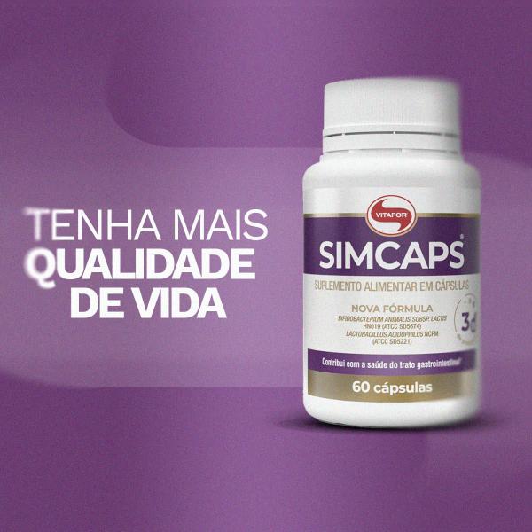 Imagem de Simcaps Vitafor Probióticos 60 Cápsulas 