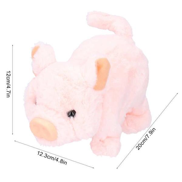 Imagem de Simulação de brinquedo de pelúcia elétrico virtual para animais de estimação Baby Pig