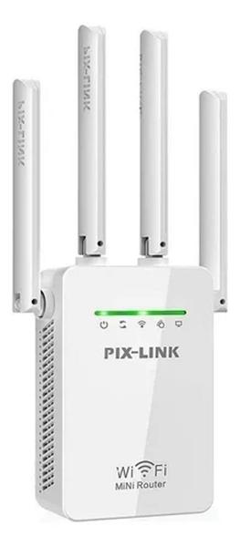 Imagem de Sinal Redefinido: Roteador Repetidor Wifi 4 Antenas Pixlink