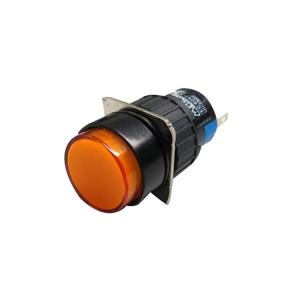 Imagem de Sinaleiro 16Mm Led 24V Laranja P16Pr - Metaltex