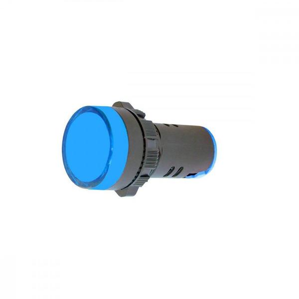 Imagem de Sinaleiro Jng ''Led'' Plastico Ad16-22 220V Azul 52074 - Kit C/10