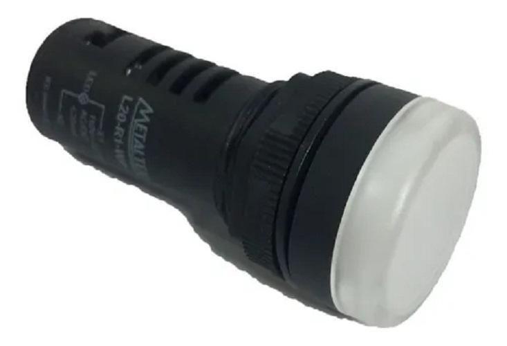 Imagem de Sinaleiro Led 220V Branco Ip65 Metaltex