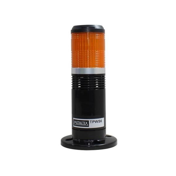 Imagem de Sinaleiro Torre Sonoro 60Mm 24V Laranja Tpws6 - Metaltex