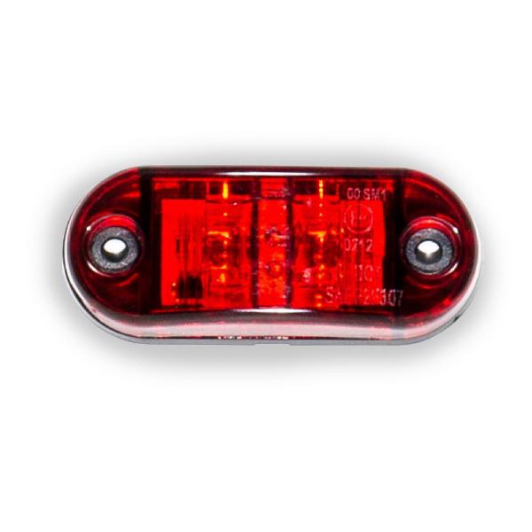 Sinalizador Lanterna Delimitadora 2 leds 12V 24V Vermelha - Tarponn Imagem de Sinalizador Lanterna Delimitadora 2 leds 12V 24V Vermelha